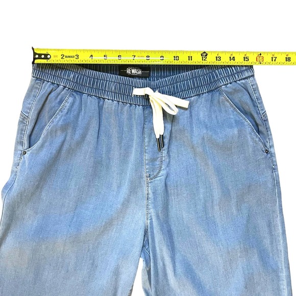 Rewash Light Blue Wide Leg Pants - Picture 4 of 10